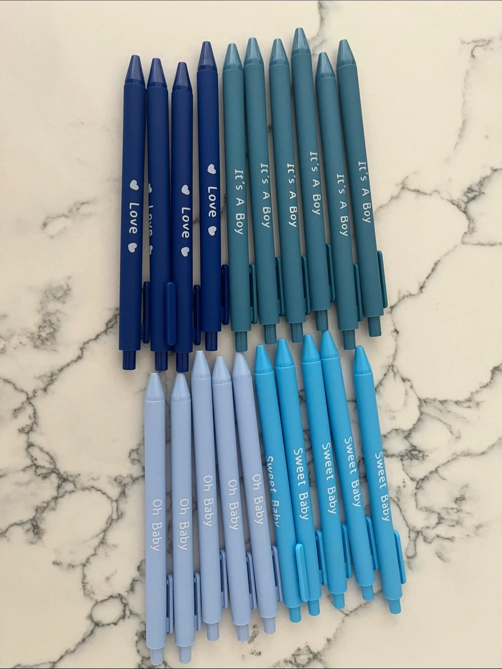 Boy Baby Shower Pens (20 count)